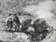 Francisco Goya No saben el camino oil